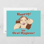 Carte Postale Hygiéniste dentaire (Devant / Derrière)