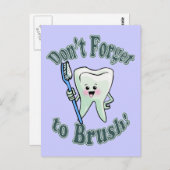 Carte Postale Hygiéniste dentaire (Devant / Derrière)