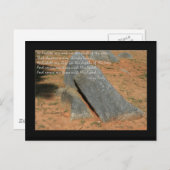 Carte Postale Hymne de Fannie Crosby Il cache mon âme (Devant / Derrière)