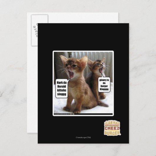 Carte Postale Hymnes de louange de Kitteh (Devant / Derrière)