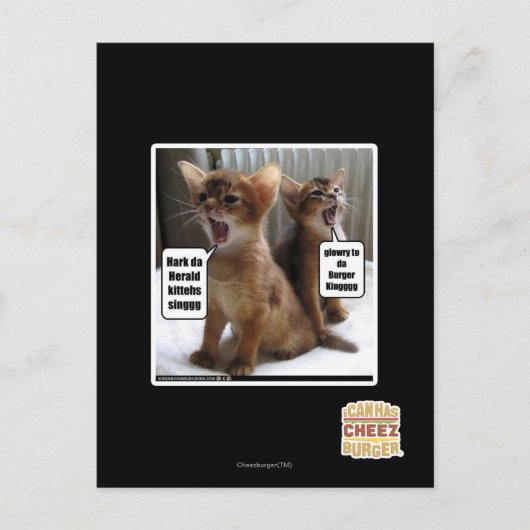 Carte Postale Hymnes de louange de Kitteh (Devant)