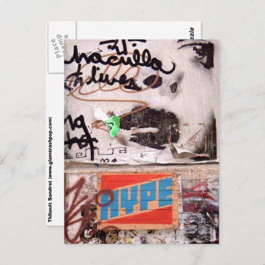 Carte postale Hype (Devant / Derrière)