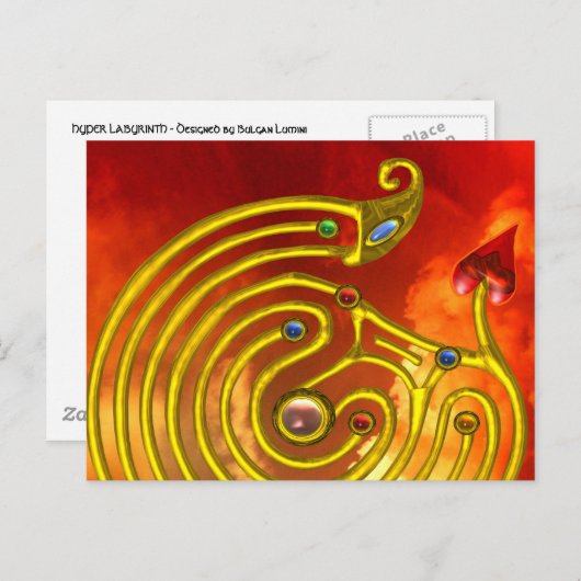 CARTE POSTALE HYPER LABYRINTH (Devant / Derrière)