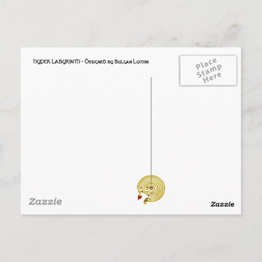 CARTE POSTALE HYPER LABYRINTH (Dos)