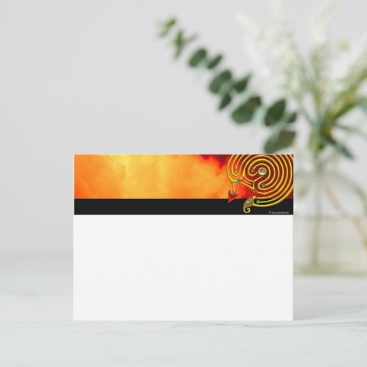 CARTE POSTALE HYPER LABYRINTH (Debout devant)