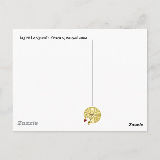 CARTE POSTALE HYPER LABYRINTH (Dos)