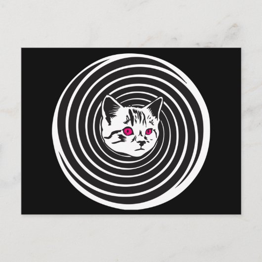 Carte Postale Hypno-Cat (Devant)