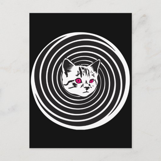 Carte Postale Hypno-Cat (Devant)