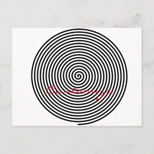 Carte Postale Hypnose ronde Spirale Thunder_Cove (Devant)