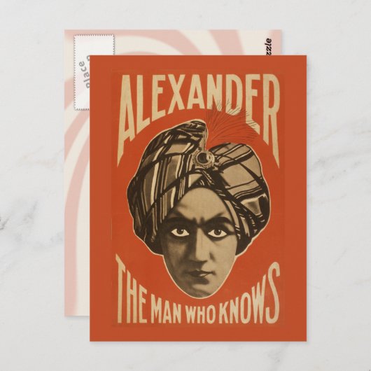 Carte postale Hypnotist (Devant / Derrière)