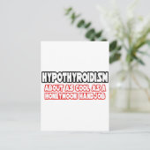 Carte Postale Hypothyroïdie...Pas Cool (Debout devant)