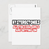 Carte Postale Hystérectomies...Filles Cool (Devant / Derrière)