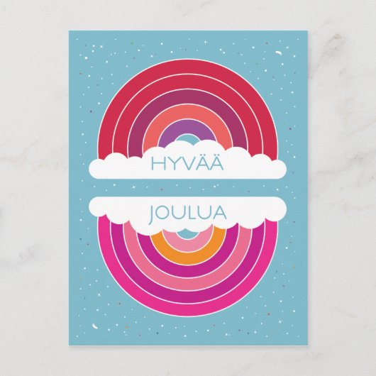 Carte Postale Hyvää Joulua (Devant)