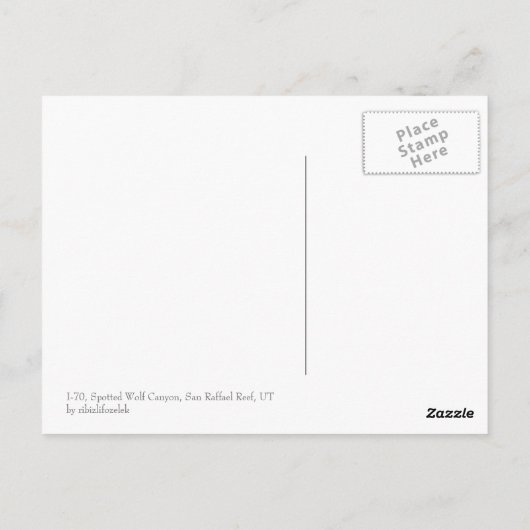 CARTE POSTALE I-70 (Dos)