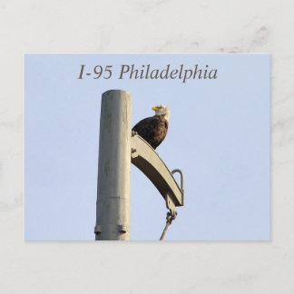Carte postale I-95 Philadelphia Bald Eagle