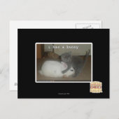 Carte Postale I a un lapin (Devant / Derrière)