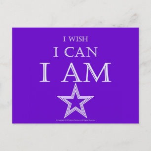 Carte postale I Am /w Star