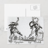 Carte Postale I Balli de Spessanei ou Le Grande Chasse (Devant / Derrière)