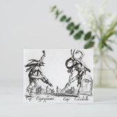 Carte Postale I Balli de Spessanei ou Le Grande Chasse (Debout devant)