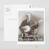 Carte postale I Banjo (Devant / Derrière)