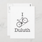Carte Postale I Bike Duluth (Devant / Derrière)