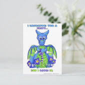 Carte Postale I Broughted You a Fairy, but I (Debout devant)