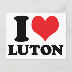 Carte Postale I Coeur / amour Luton