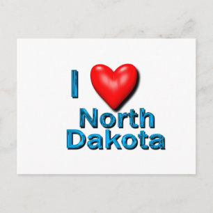 Carte Postale I Coeur Dakota du Nord
