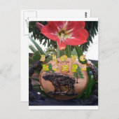 Carte Postale I (Coeur) Kenya Buffalo Patch/Print (Devant / Derrière)