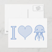 Carte Postale I Coeur méduse (Devant / Derrière)