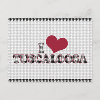 Carte Postale I (coeur) Tuscaloosa (Alabama) Soutenez la cause