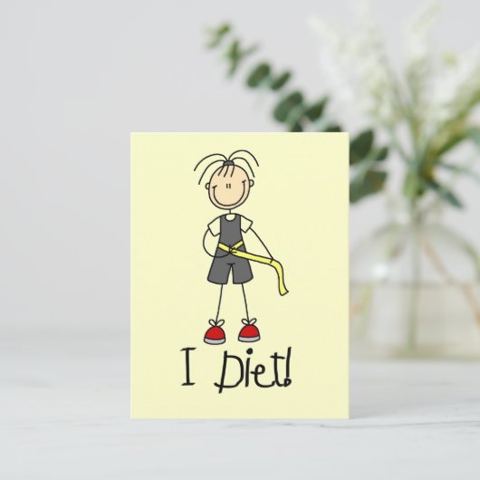 Carte Postale I Diet Tshirts et cadeaux (Debout devant)