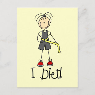 Carte Postale I Diet Tshirts et cadeaux