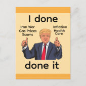 Carte postale I Done Done It (Devant)