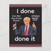Carte postale I Done Done It (Devant)
