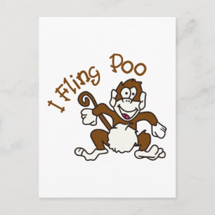 Carte Postale I Fling Poo