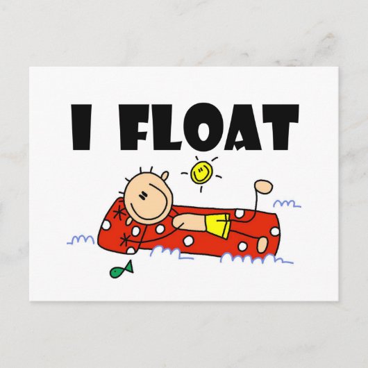 Carte Postale I Float T-shirts et cadeaux (Devant)