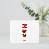 Carte postale I Fuzzy U (Debout devant)