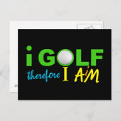 Carte postale I GOLF (Devant / Derrière)