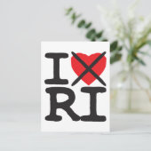 Carte Postale I Hate RI - Rhode Island (Debout devant)