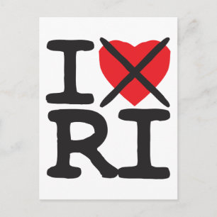 Carte Postale I Hate RI - Rhode Island