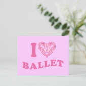 Carte Postale I Heart Ballet (Debout devant)