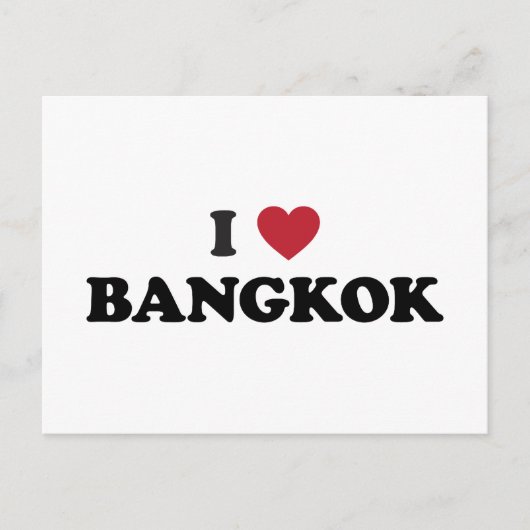 Carte Postale I Heart Bangkok Thaïlande (Devant)