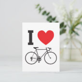 Carte Postale I Heart Bicycle (Debout devant)