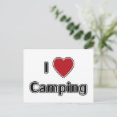 Carte Postale I Heart Camping (Debout devant)
