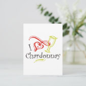 Carte Postale I Heart Chardonnay (Debout devant)