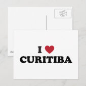 Carte Postale I Heart Curitiba Brésil (Devant / Derrière)