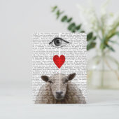 Carte Postale I Heart Ewe (Debout devant)