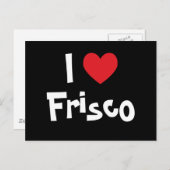 Carte Postale I Heart Frisco (Devant / Derrière)