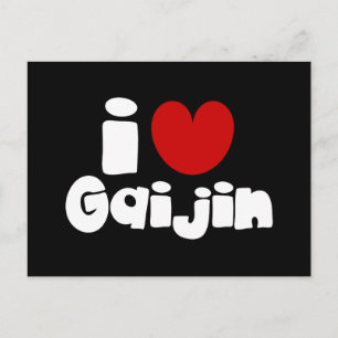 Carte Postale i heart Gaijin